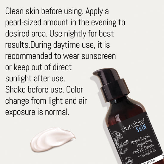 Durable SKIN Rapid Repair Nighttime CoQ10 Serum®