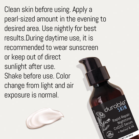 Durable SKIN Rapid Repair Nighttime CoQ10 Serum®