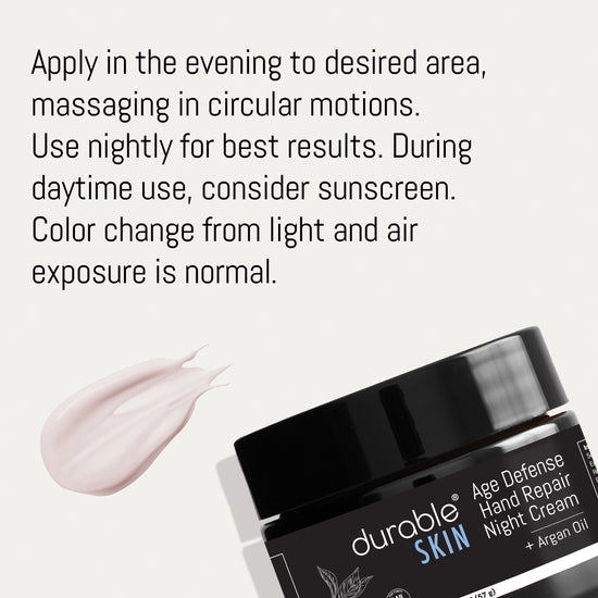 Durable SKIN Age Defense Hand Repair Night Cream®