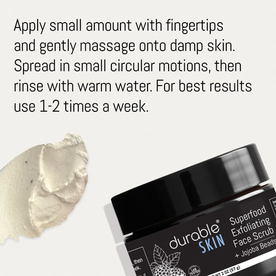 Durable SKIN Superfood Exfoliating Face Scrub®