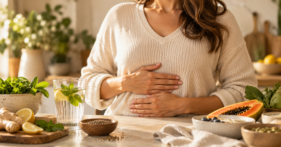 Healthy foods and simple habits that support comfortable digestion and overall gut health.