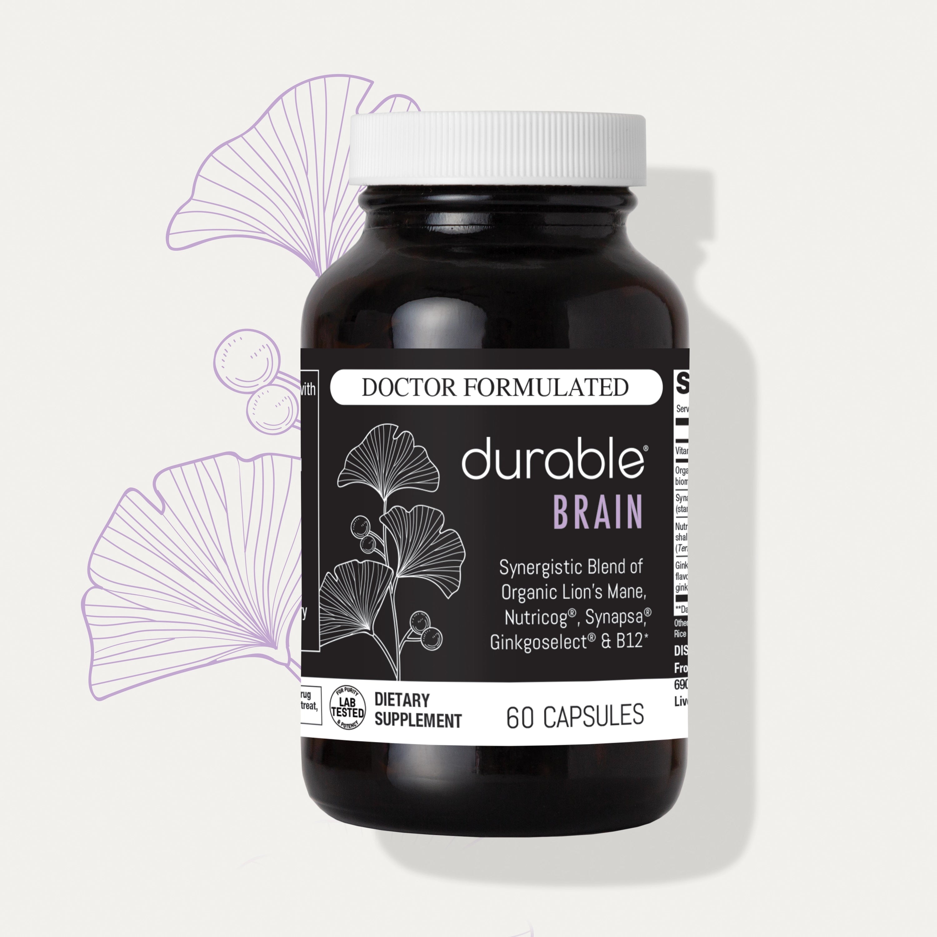 Durable BRAIN® - Enhances Focus, Memory & Cognitive Health
