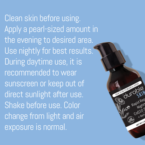 Durable SKIN Rapid Repair Nighttime CoQ10 Serum®