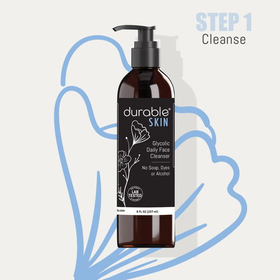 Durable SKIN Glycolic Daily Face Cleanser®